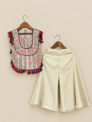 Benarasi Top with Flare Pants