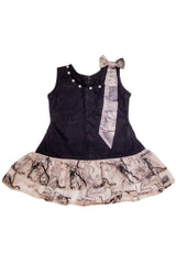 Black Frock with Ballet Frills