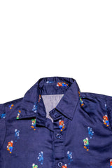 Navy Blue Mario Shirt
