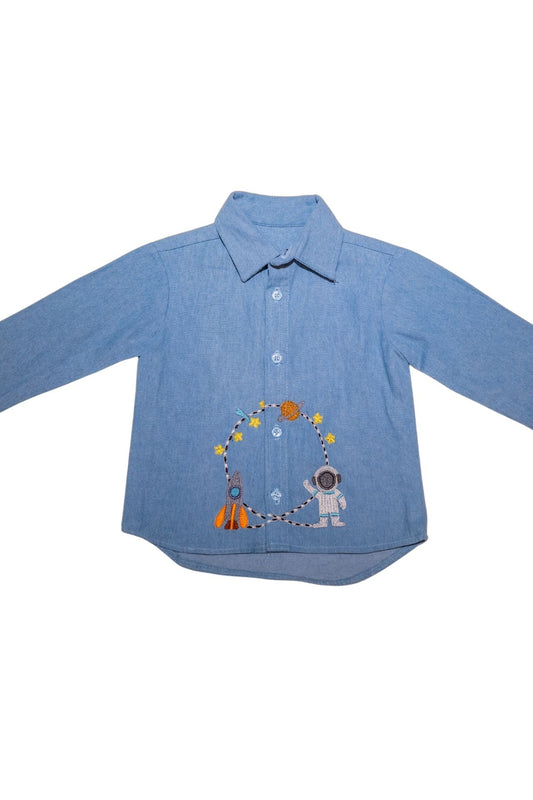 Planet Motif Shirt