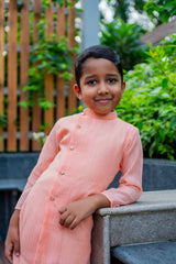 Sunset Peach Kurta