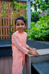 Sunset Peach Kurta