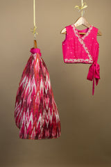 Chanderi Crest Lehenga