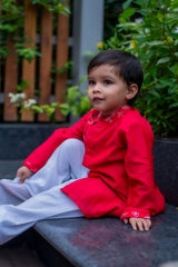 Rose Ember Kurta