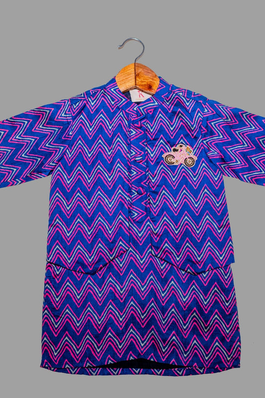 Zigzag Kurta Set