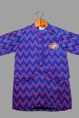 Zigzag Kurta Set