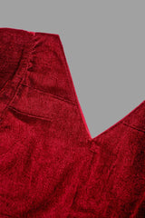 Tissue Lehenga with Velvet Top