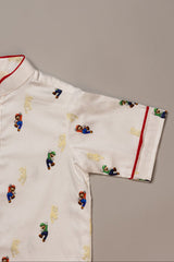 White Mario Shirt