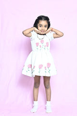 White embellished frock