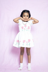 White embellished frock