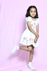 White embellished frock