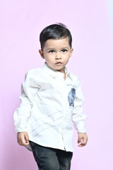 Elephant Embroidered Shirt