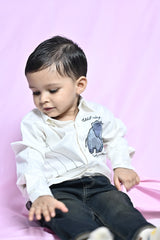 Elephant Embroidered Shirt