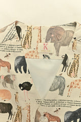 Animal Print Waistcoat with Shirt