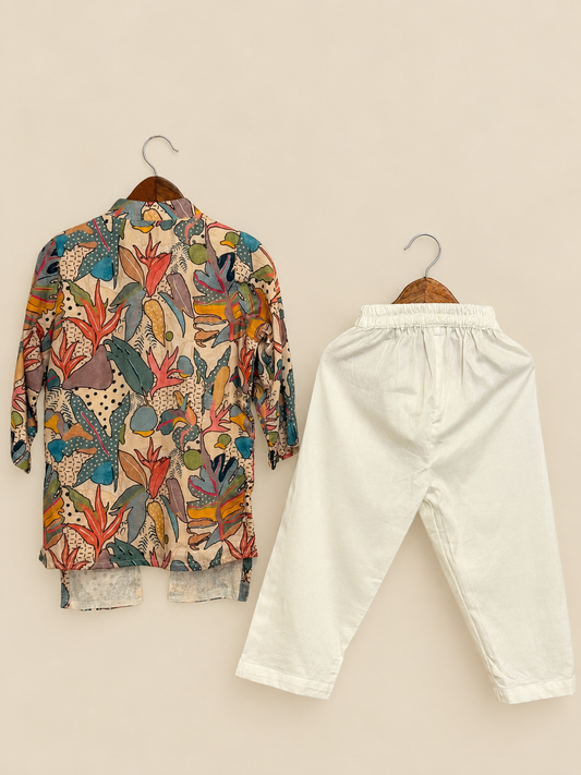 Muslin Kurta Flap