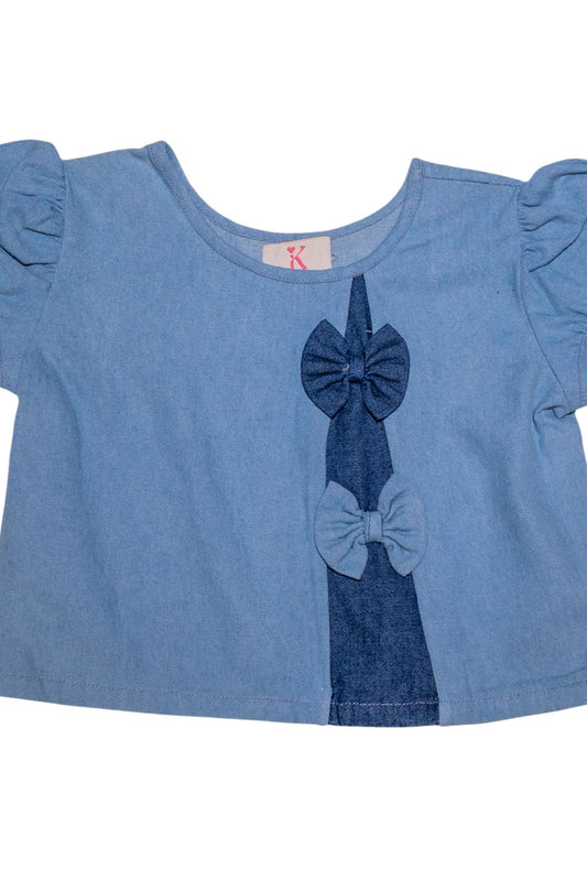 Dual Tone Denim Set