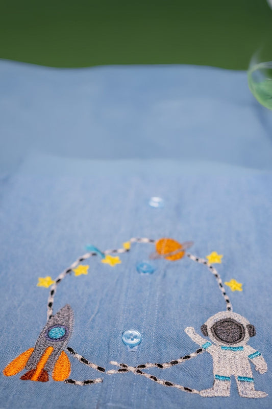 Planet Motif Shirt