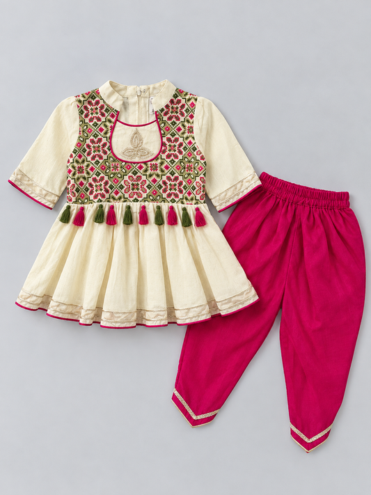 Benarasi Top with Tulip Pants