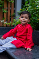 Rose Ember Kurta