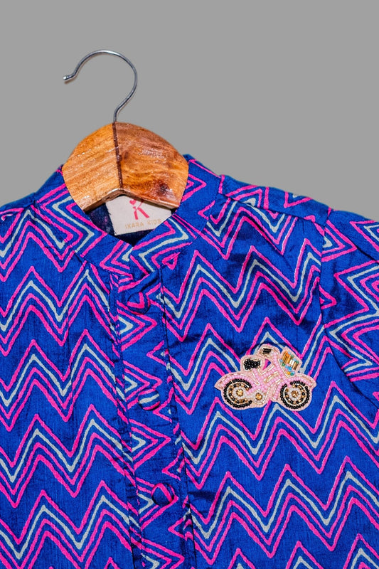 Zigzag Kurta Set