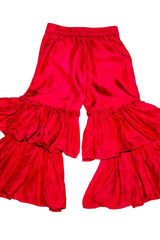 Fuchsia Mirror Sharara Set