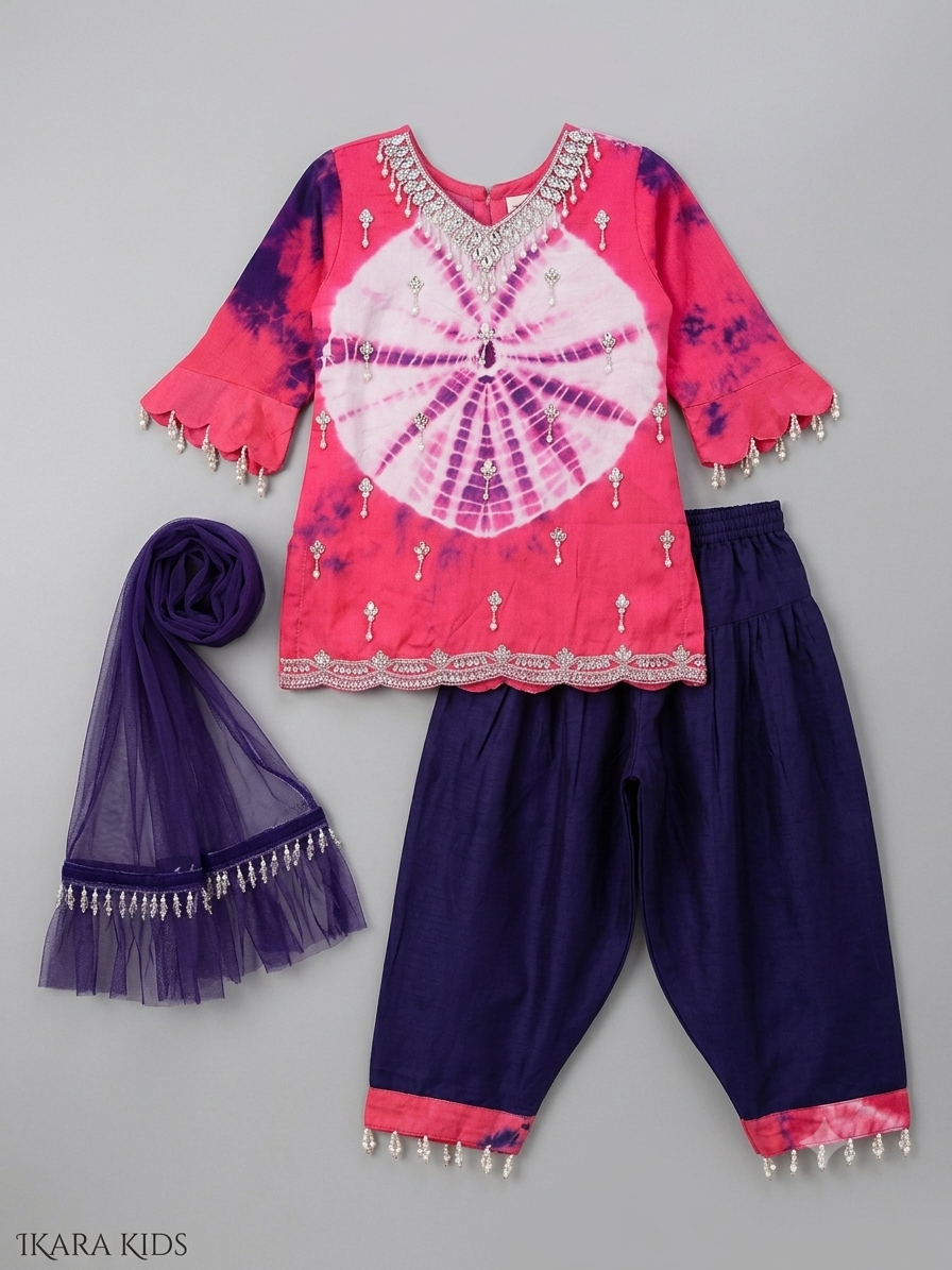 Tie and Dye Kurta set