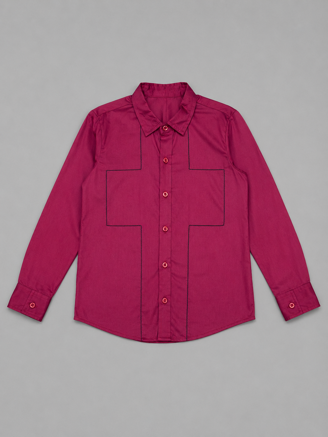 Berry Cross Stitch Shirt