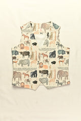 Animal Print Waistcoat with Shirt